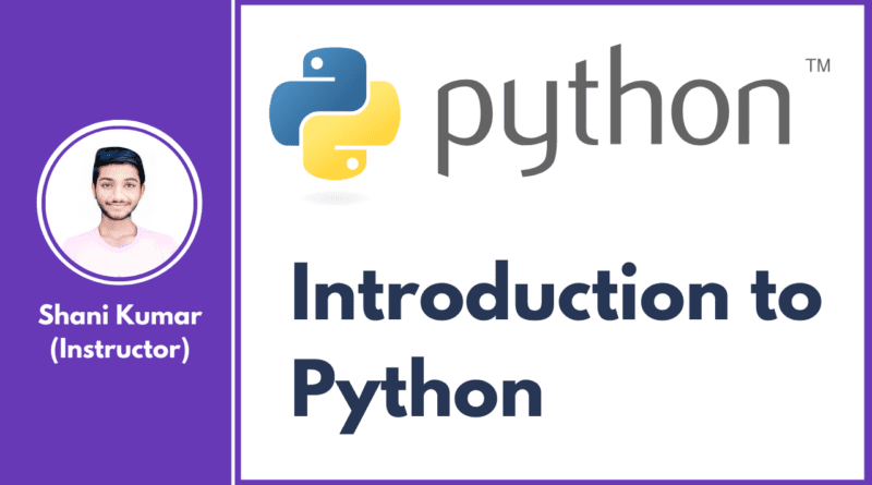 Introduction to Python By CodeWithShani