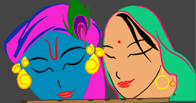 Draw Radha Krishna Using Python By CodeWithShani