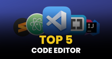 Top 5 Code Editor For Programmers By CodeWithShani